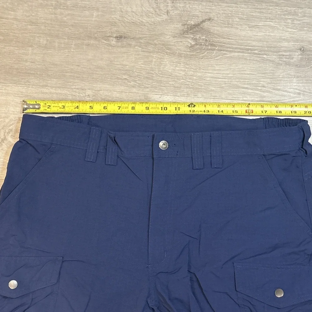 Duluth Mens‎ Cargo Shorts Size 40 Performance Outdoor Blue Hiking Relaxed Fit
